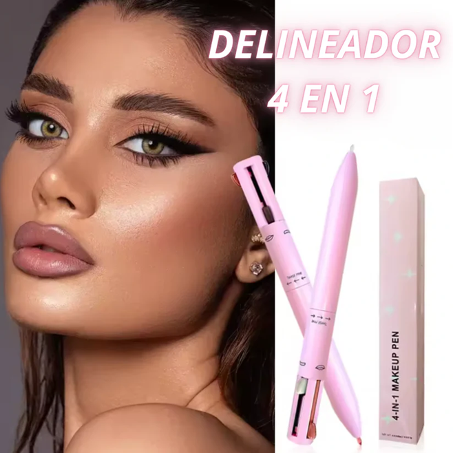 Delineador para Maquillaje 4 en 1 Makeup pen